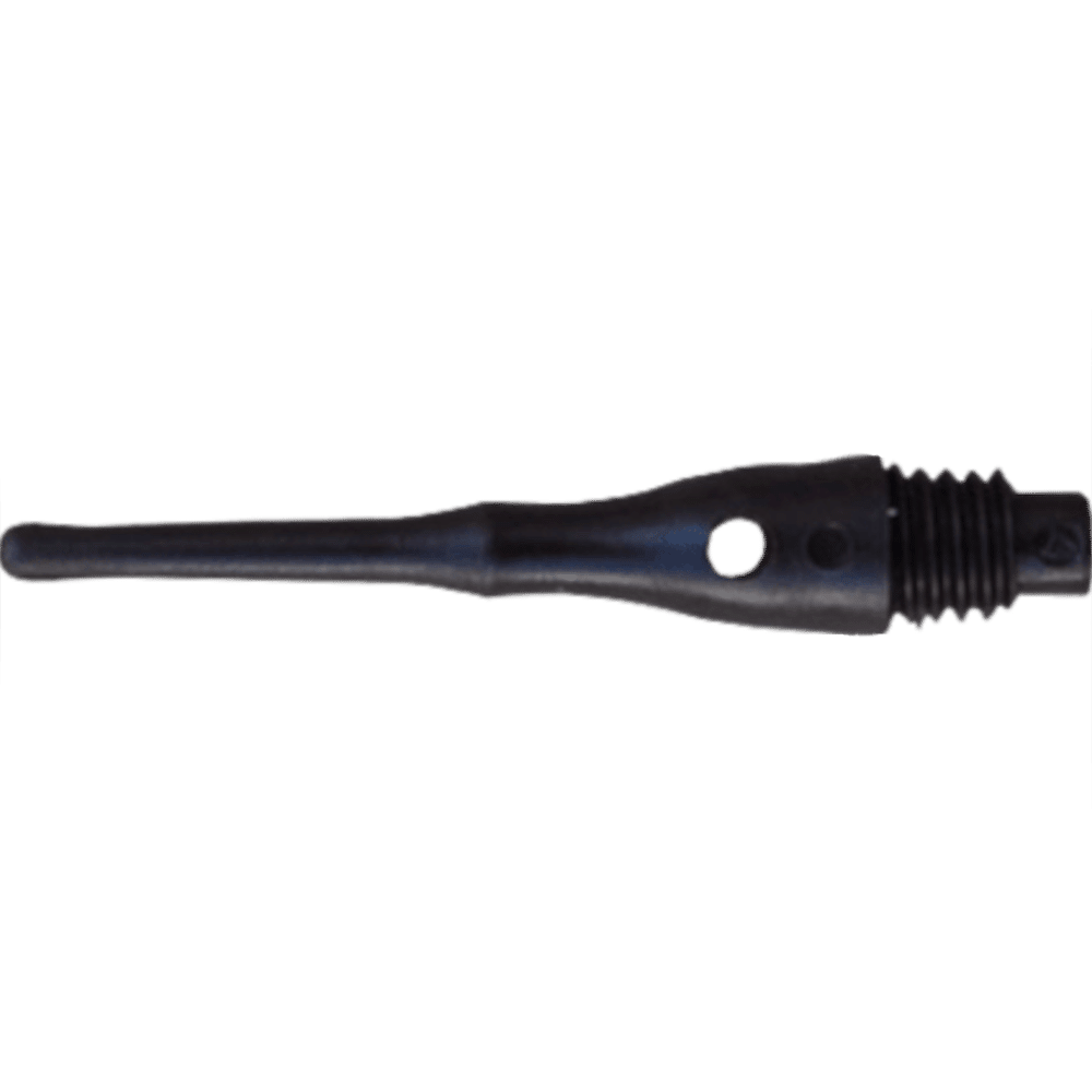 Bull's DE Mega Point Long Soft Tip (100 Pack) Black