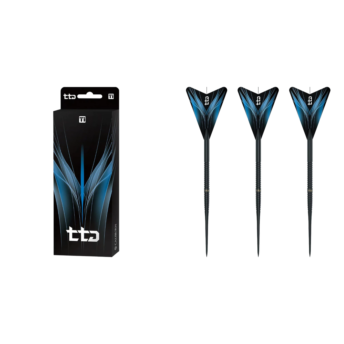 Caliburn TTD Complete Titanium T1 Black Steeldarts
