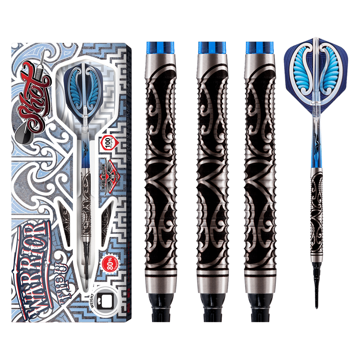 Shot Warrior Tipu Softdart 80%
