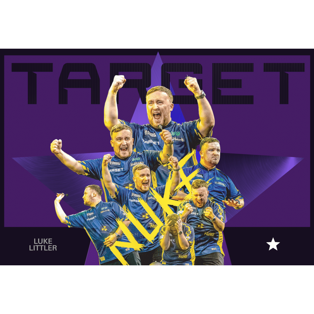 Target Luke Littler World Champion Swiss Point Steeldart 90%