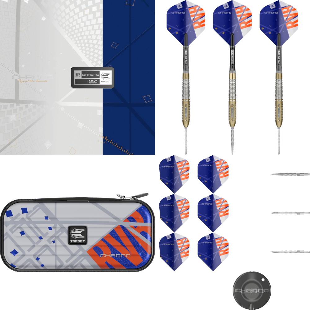 Target Raymond van Barneveld Chrono Swiss Point Steel Tip Darts 95%