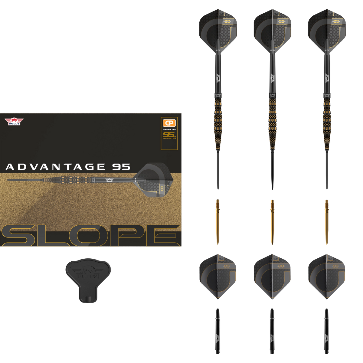 Bull`s NL Advantage Slope CP Steeldart 95%