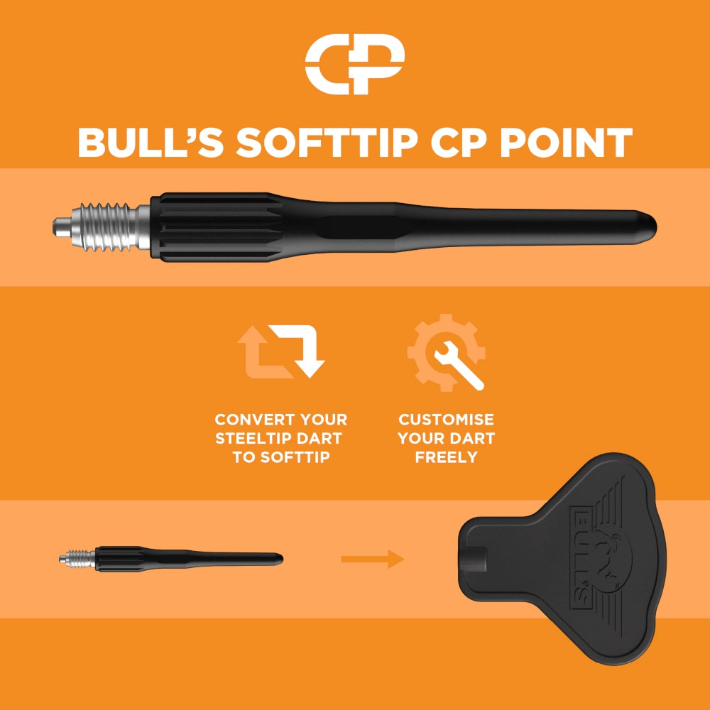 Bull`s NL Softtip Convertible Point Black 25mm