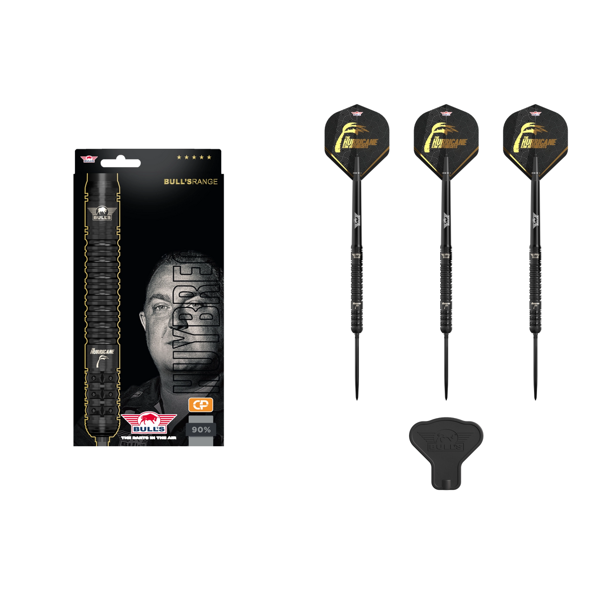 Bull`s NL Kim Huybrechts E2 Black CP Steeldart 90%