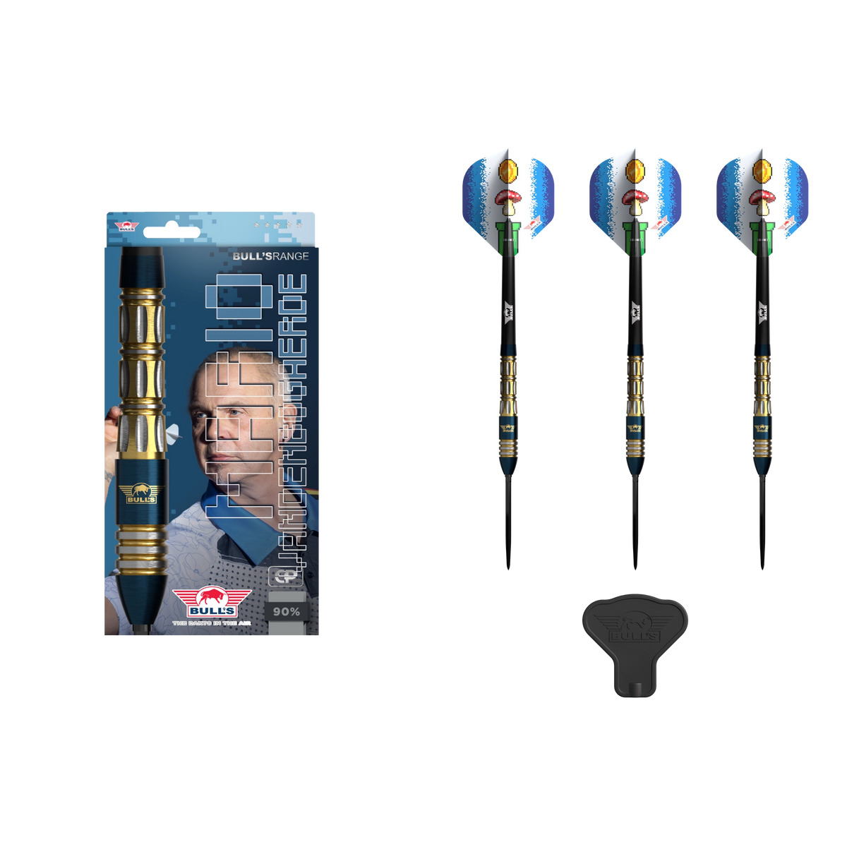 Bull`s NL Mario Vandenbogaerde E3 CP Steeldart 90%
