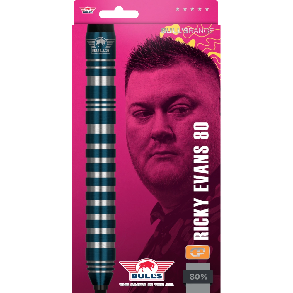 Bull`s NL Ricky Evans Blue CP Steeldart 80%
