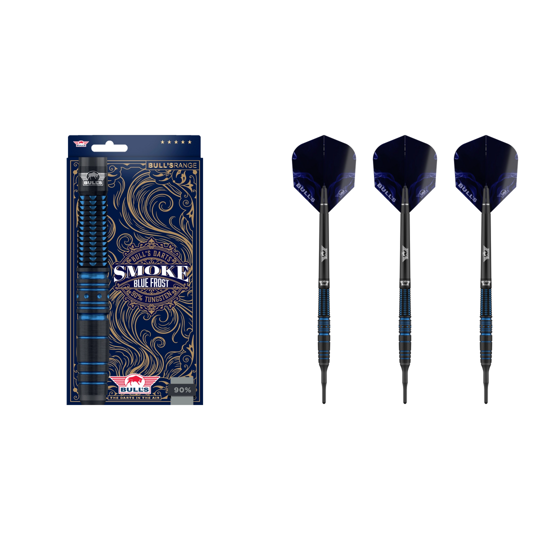 Bull`s NL Smoke Blue Frost Softdart 90%