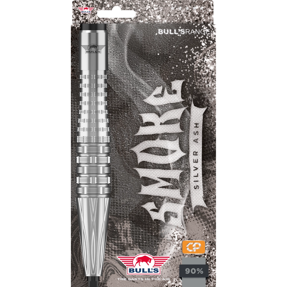 Bull`s NL Smoke Silver Ash CP Steeldart 90%