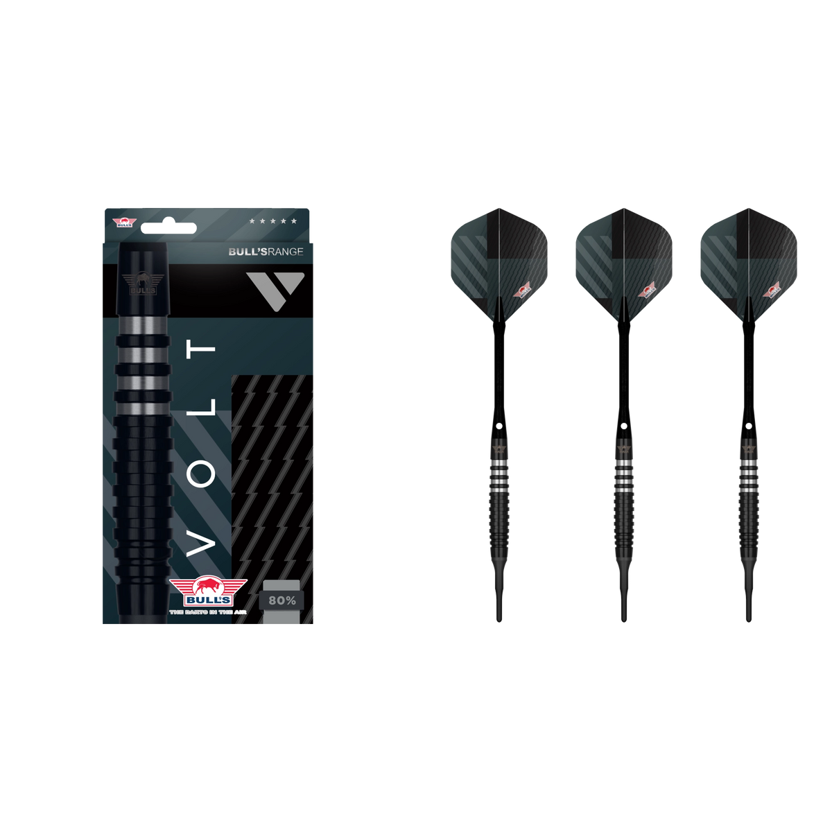 Bull`s NL Volt Black Softdart 80%