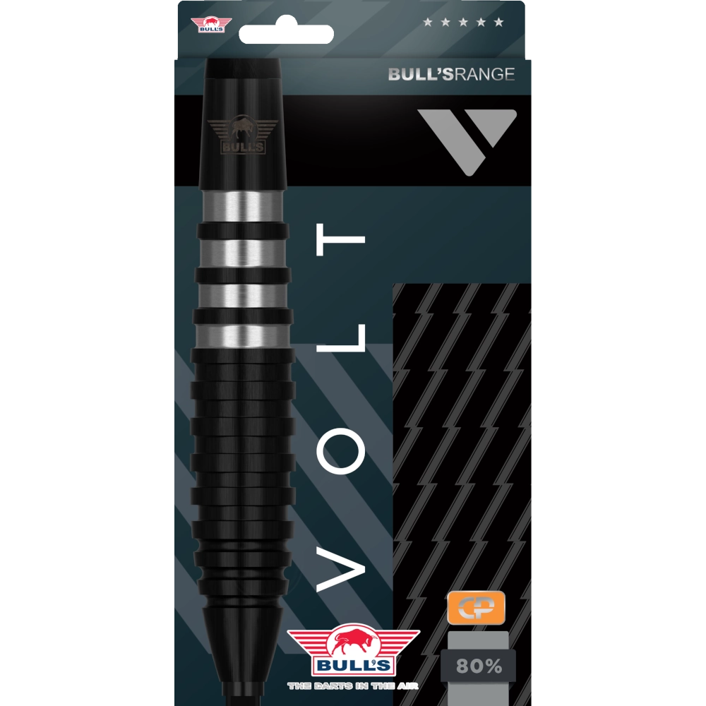 Bull`s NL Volt Black CP Steeldart 80%