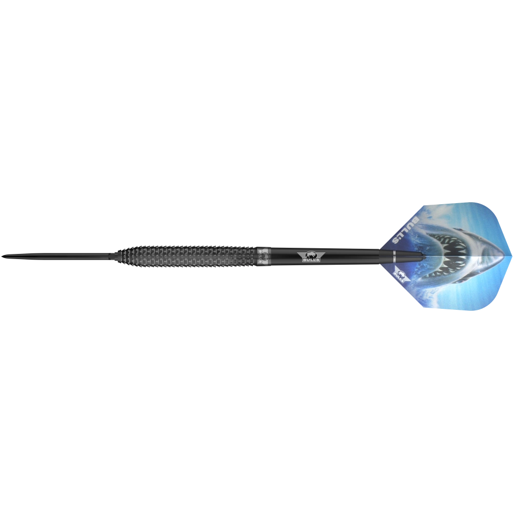Bull`s NL Shark Pro Black CP Steeldart 90%