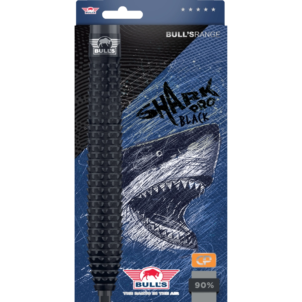 Bull`s NL Shark Pro Black CP Steeldart 90%