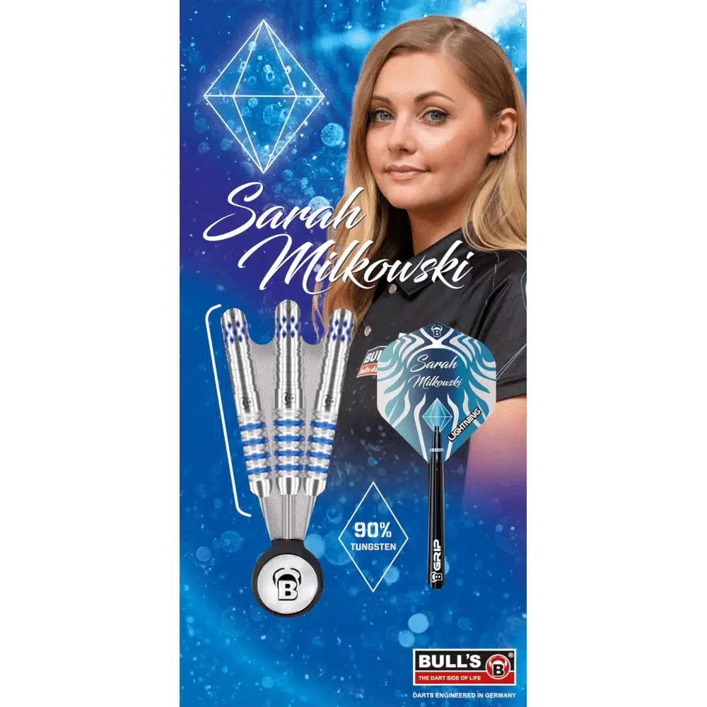 Bull's DE Sarah Milkowski G1 Steeldart 90%