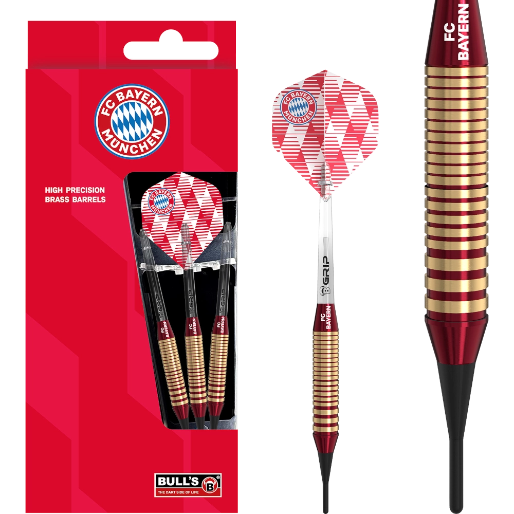 Bull's DE FC Bayern München Brass Soft Tip Darts
