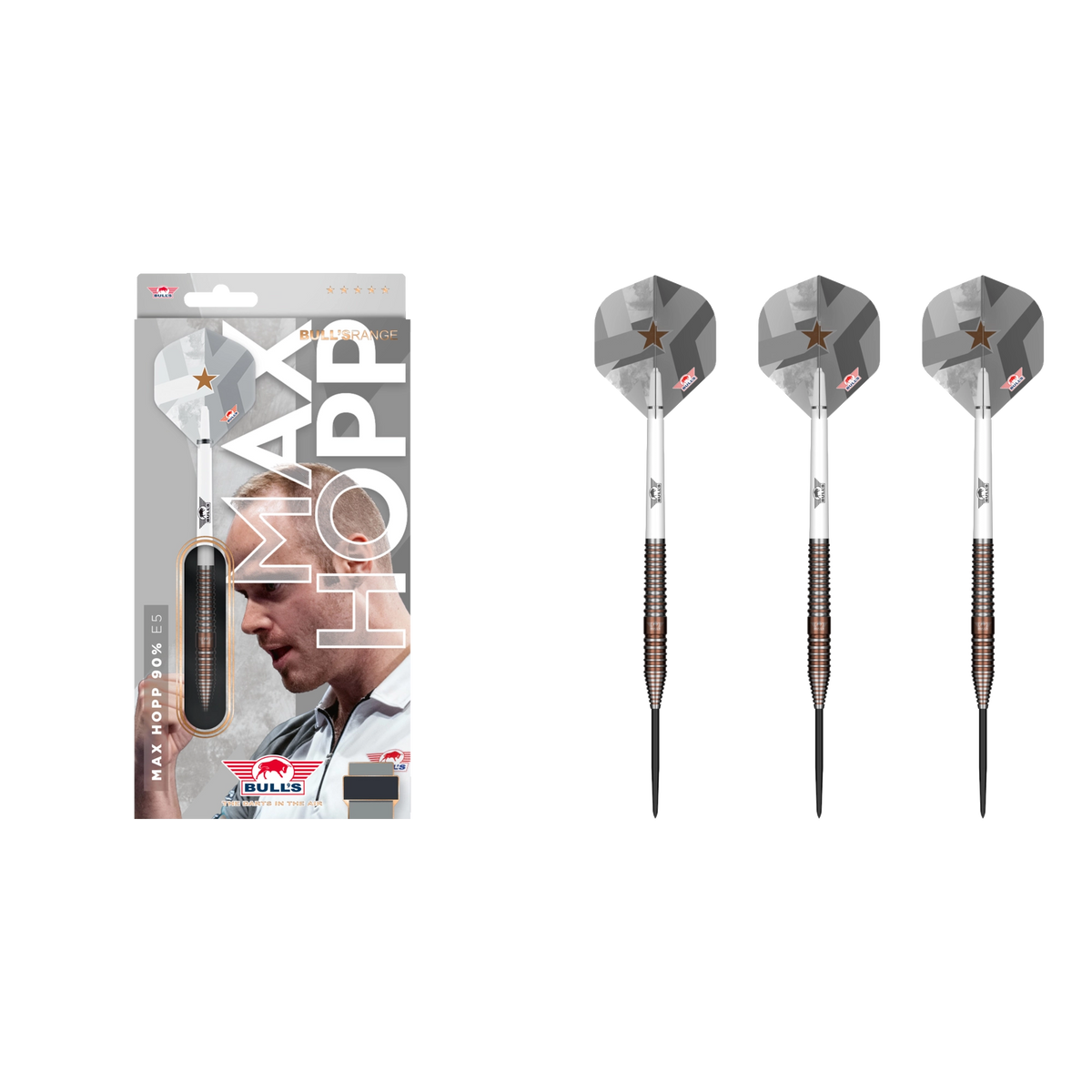 Bull's NL Max Hopp E5 Steel Tip Darts 90%