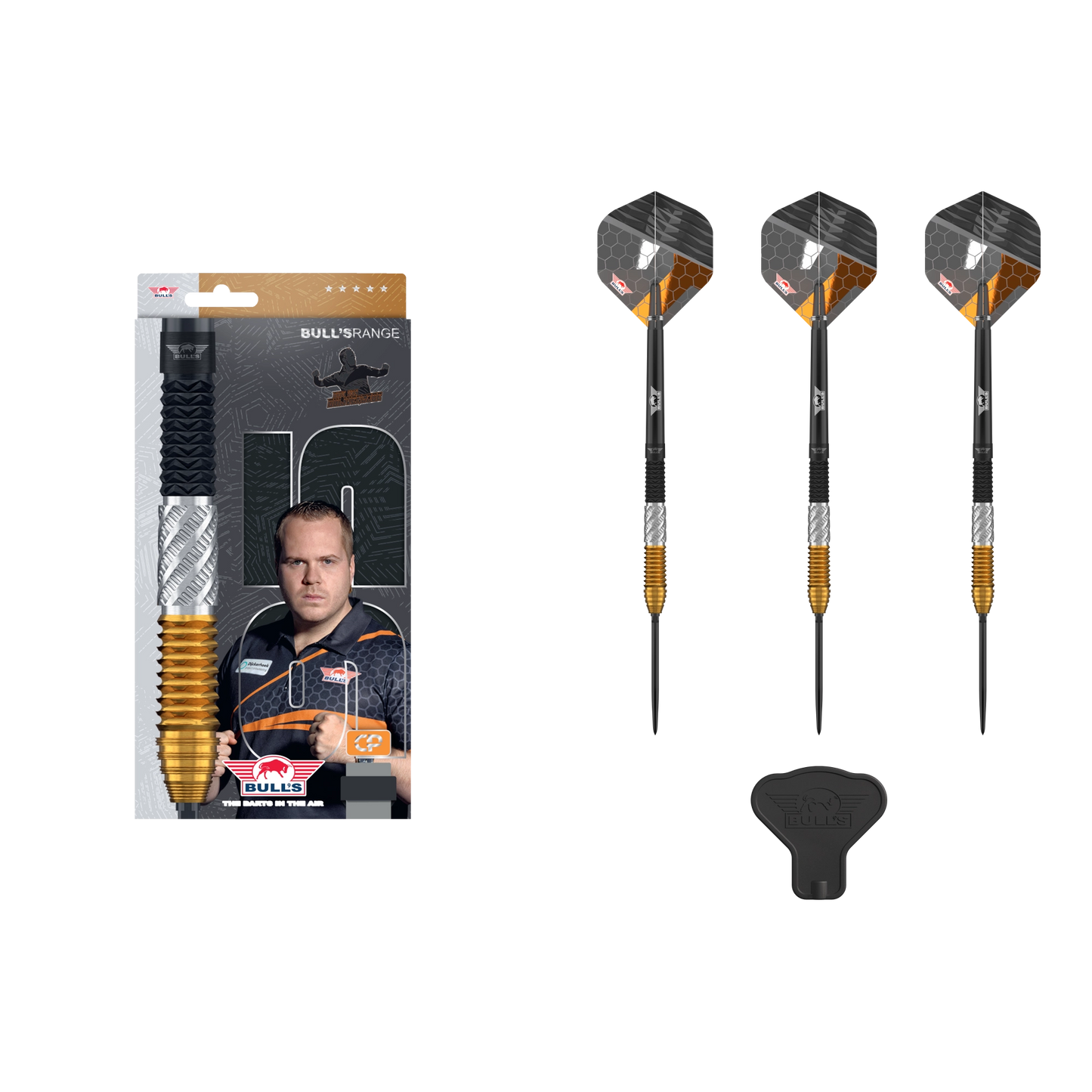 Bull's NL Dirk van Duijvenbode 95 Convertible Point Steeldart 95%