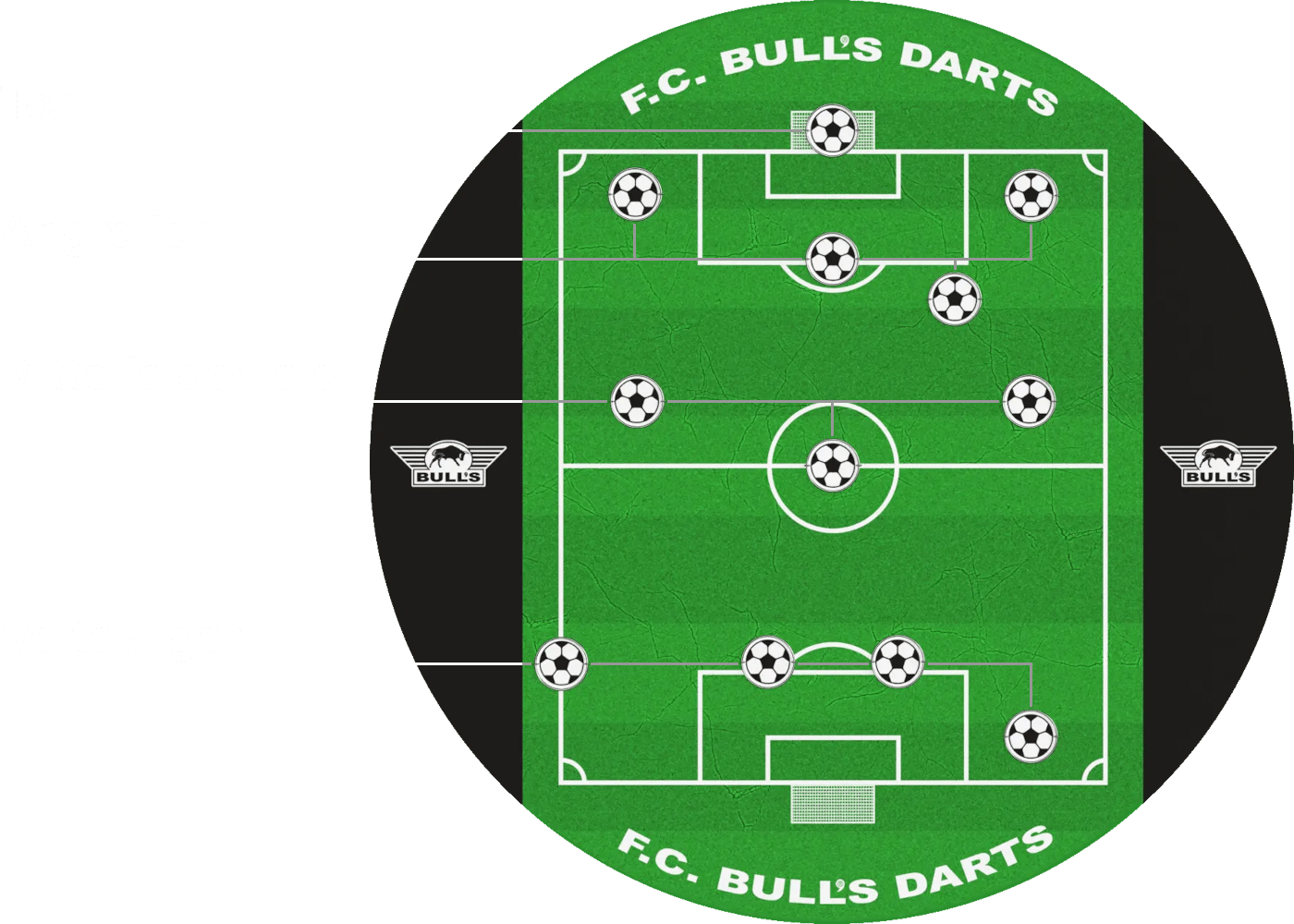 Bull's NL Game Fußball Dartboard