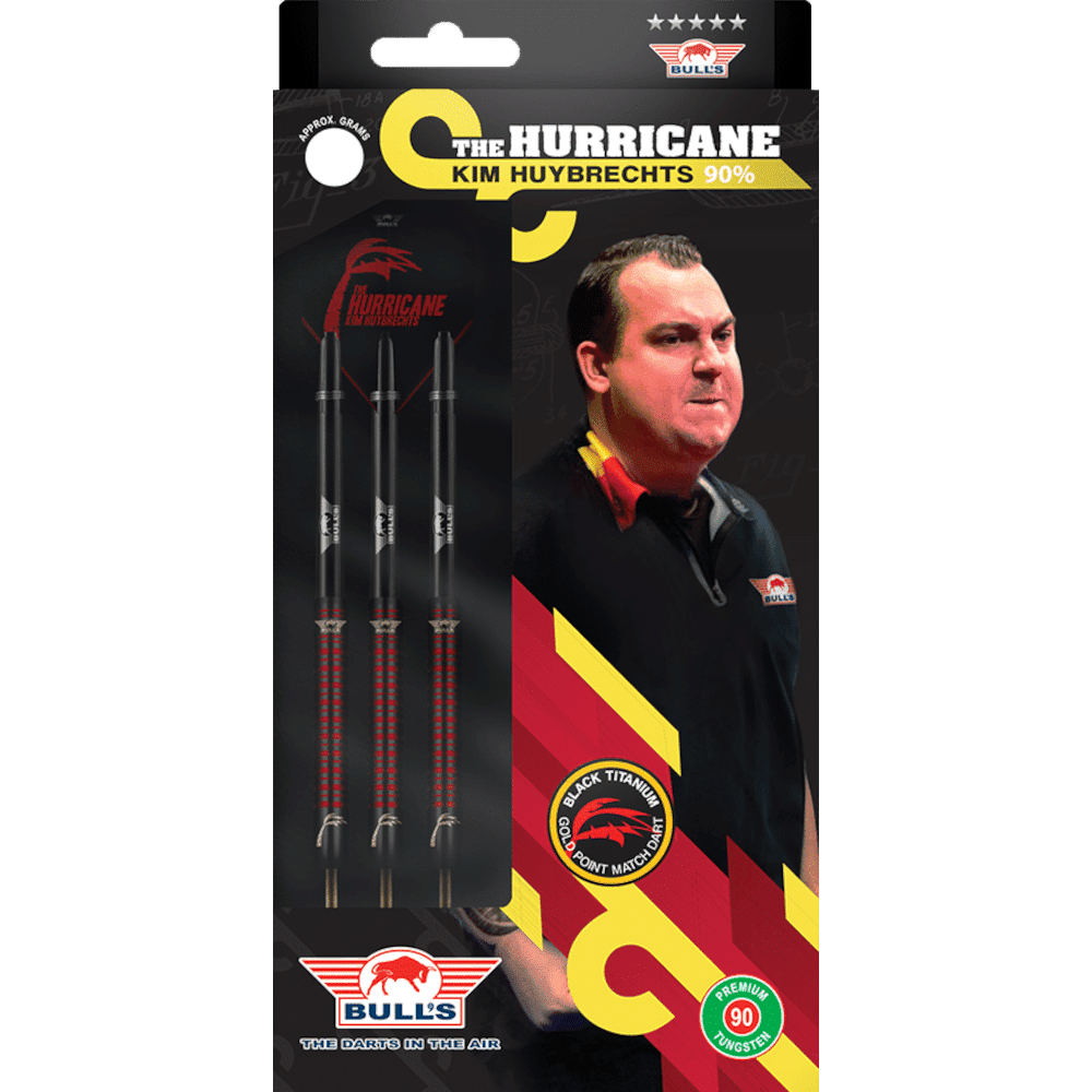 Bull's NL Kim Huybrechts E1 Black Steel Dart 90%