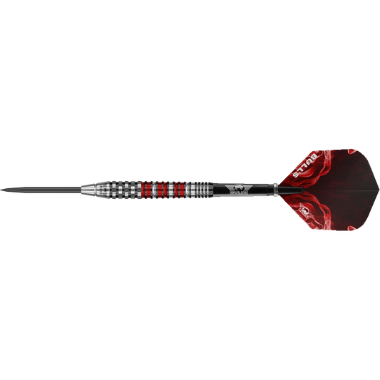 Bull's NL Smoke Red Flare Steel Tip Dart 90%