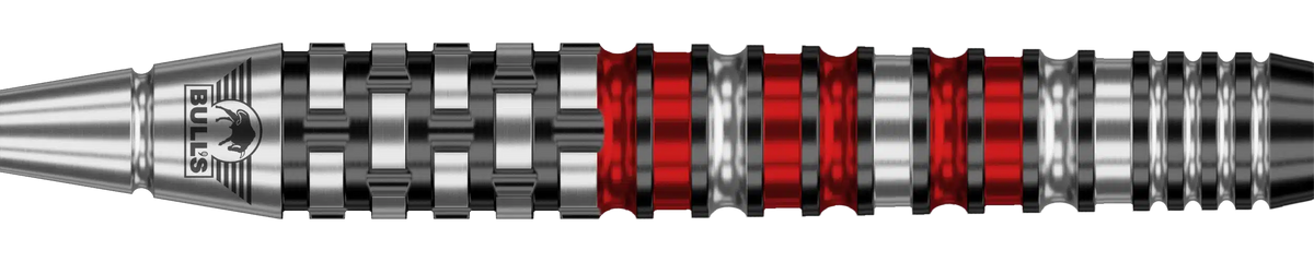Bull's NL Smoke Red Flare Steel Tip Dart 90%