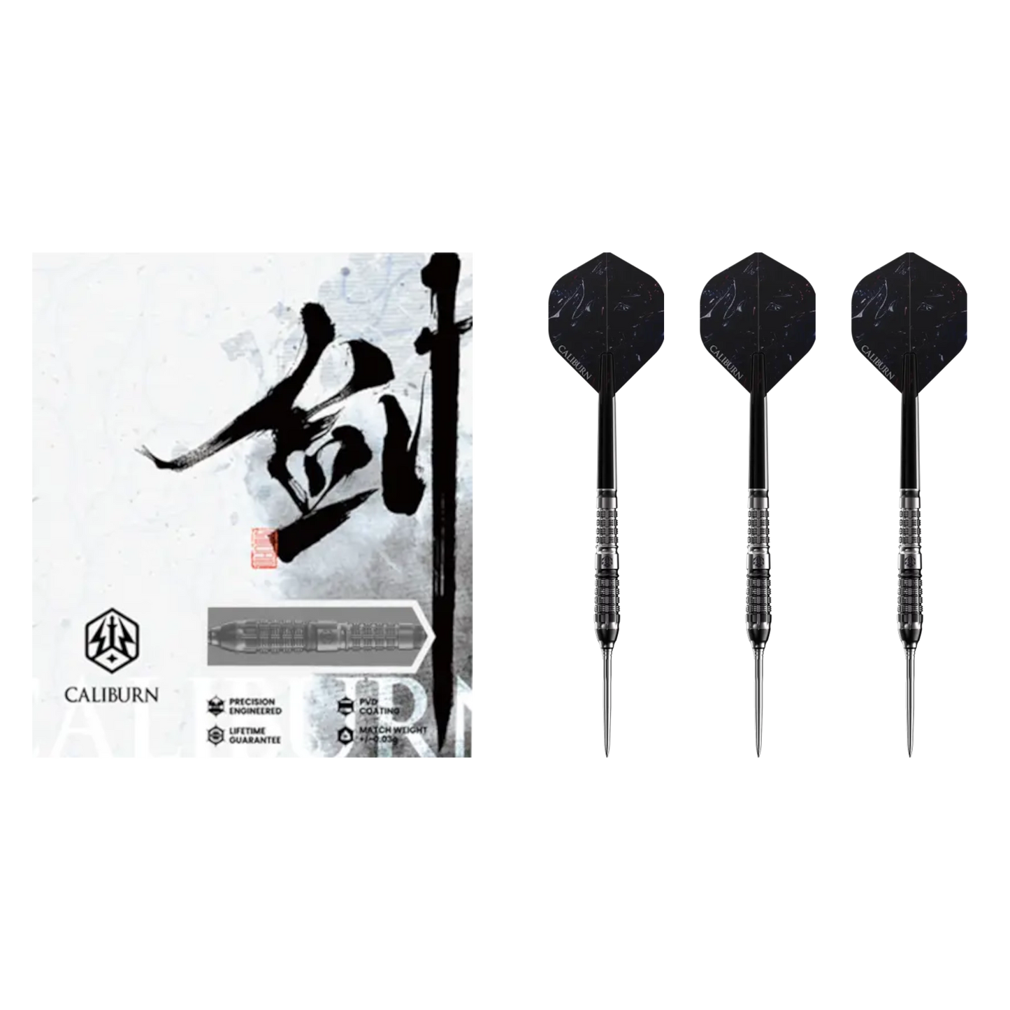 Caliburn Sword S5 Steel Darts 95%