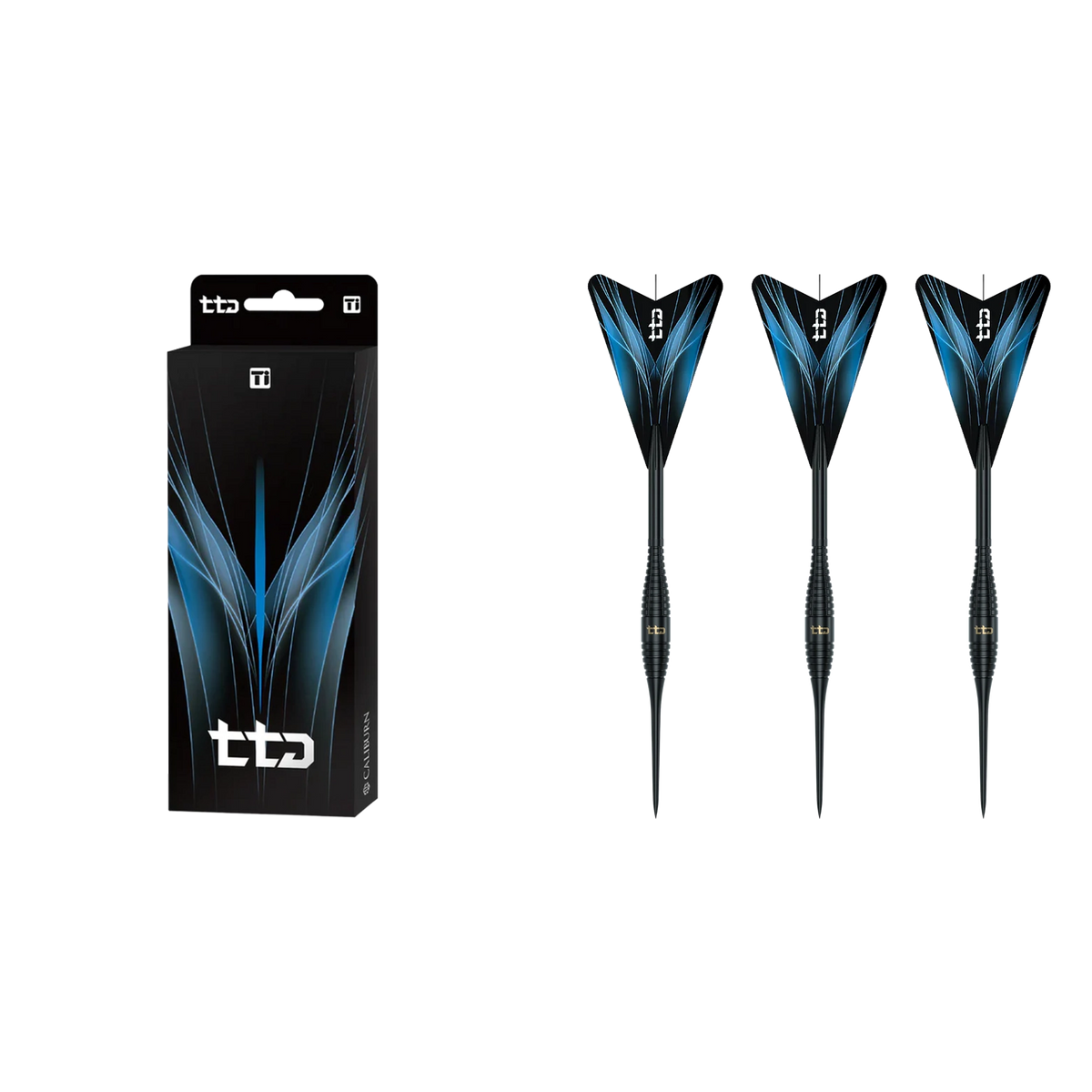 Caliburn TTD Complete Titanium T2 Black Steeldarts