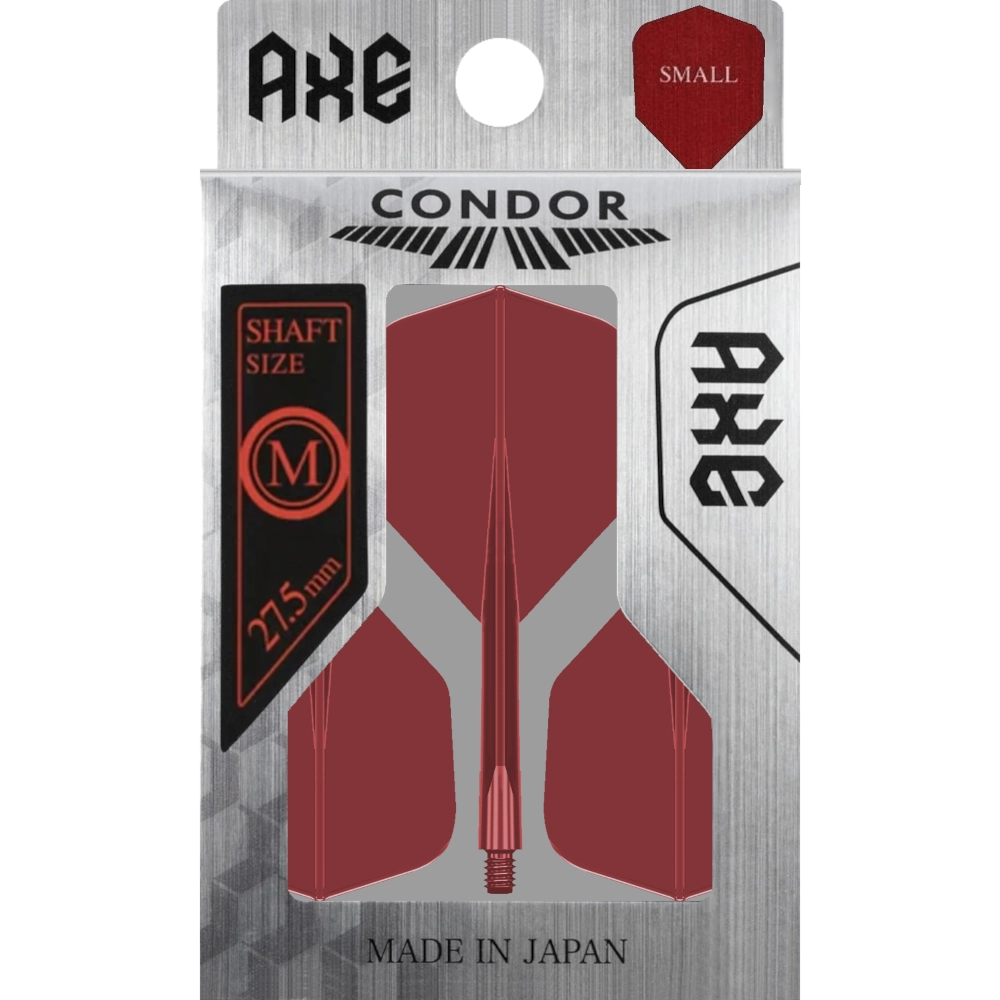 Condor Axe Metallic Small Standard Flight Shaft System Red
