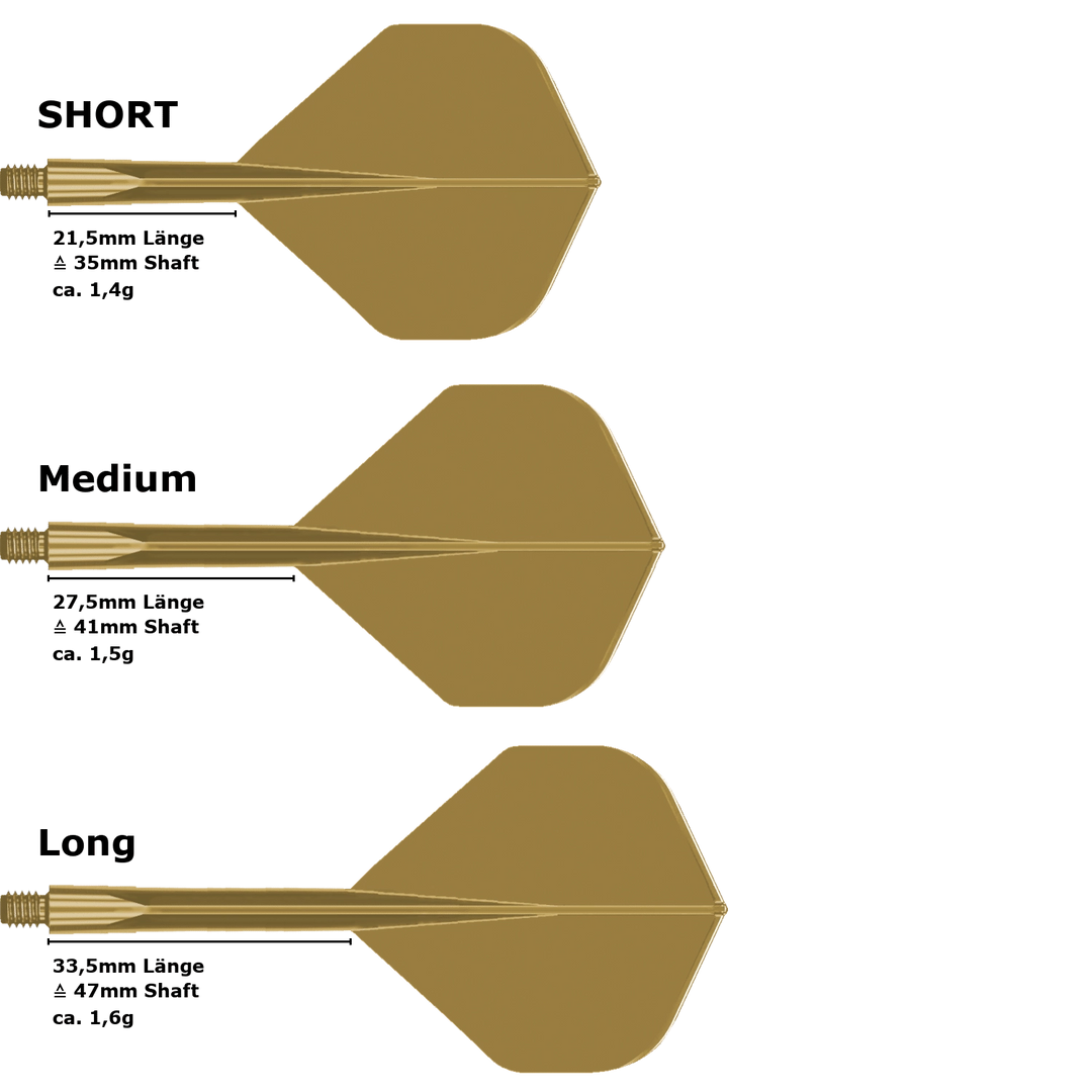Condor Axe Metallic Standard Flight Shaft System Gold