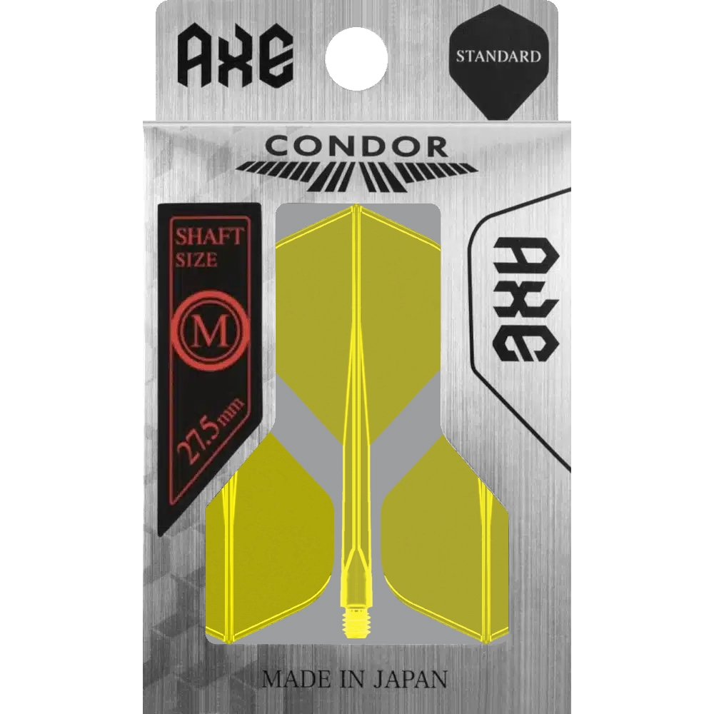 Condor Axe Neon Standard Flight Shaft System Yellow