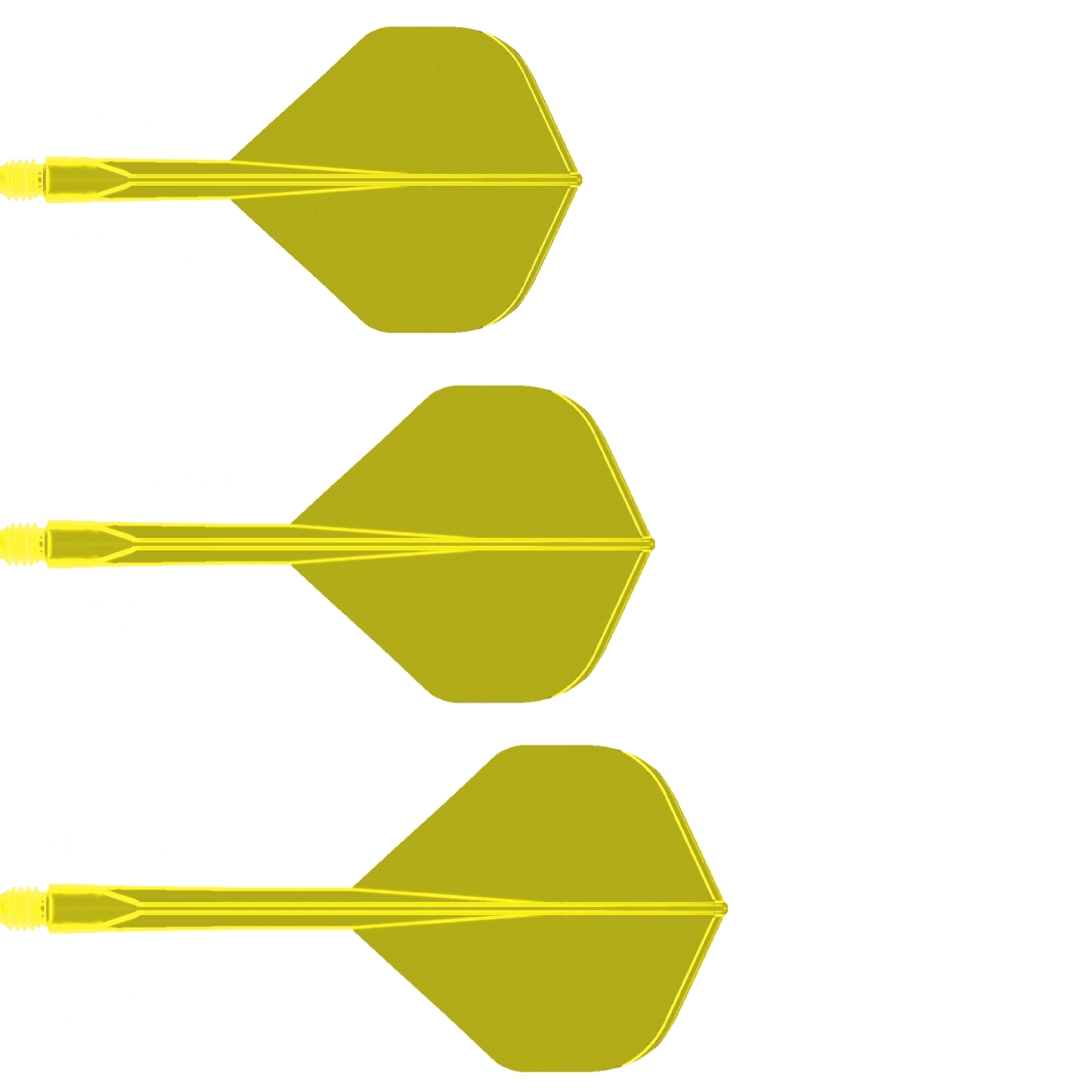 Condor Axe Neon Standard Flight Shaft System Yellow