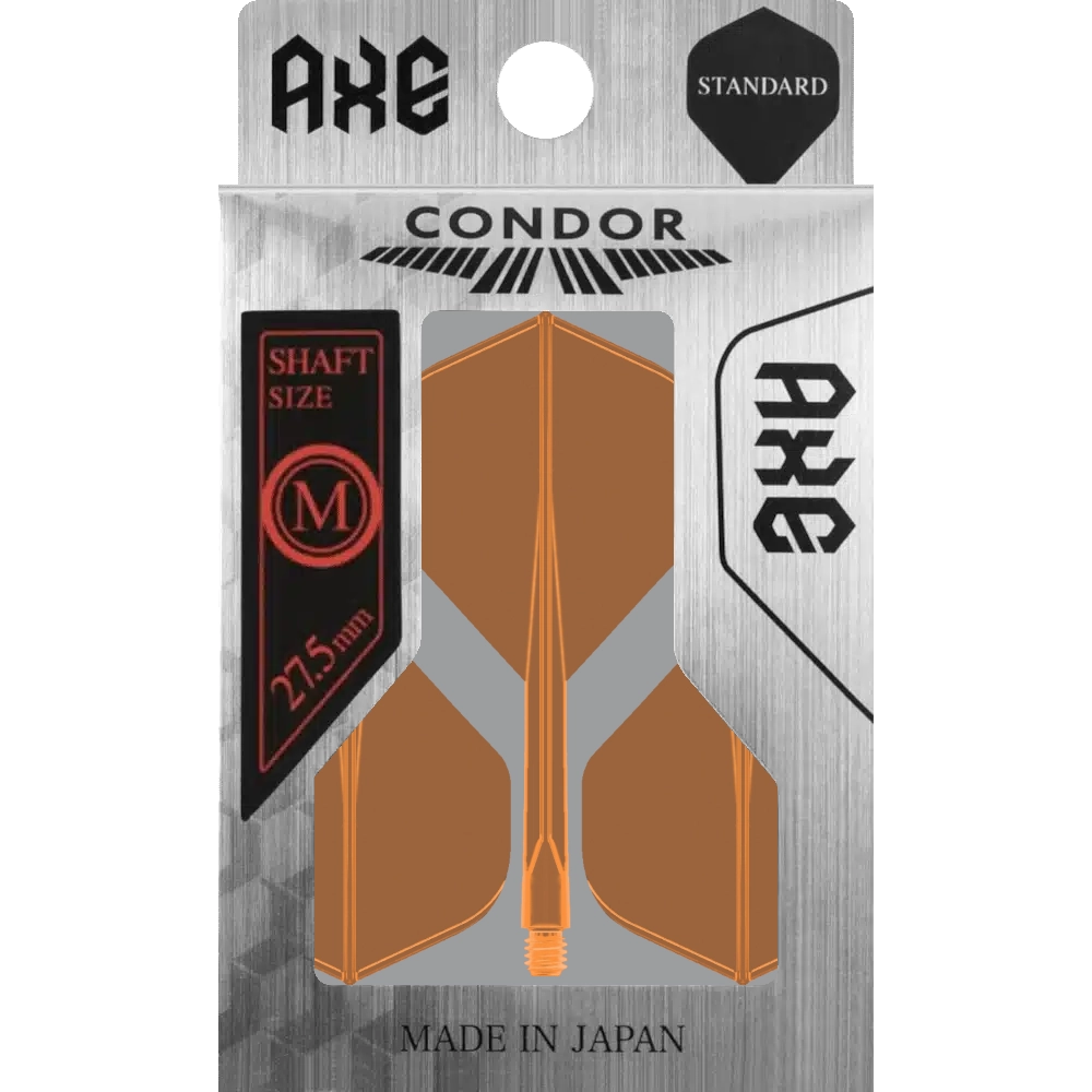 Condor Axe Neon Standard Flight Shaft System Orange