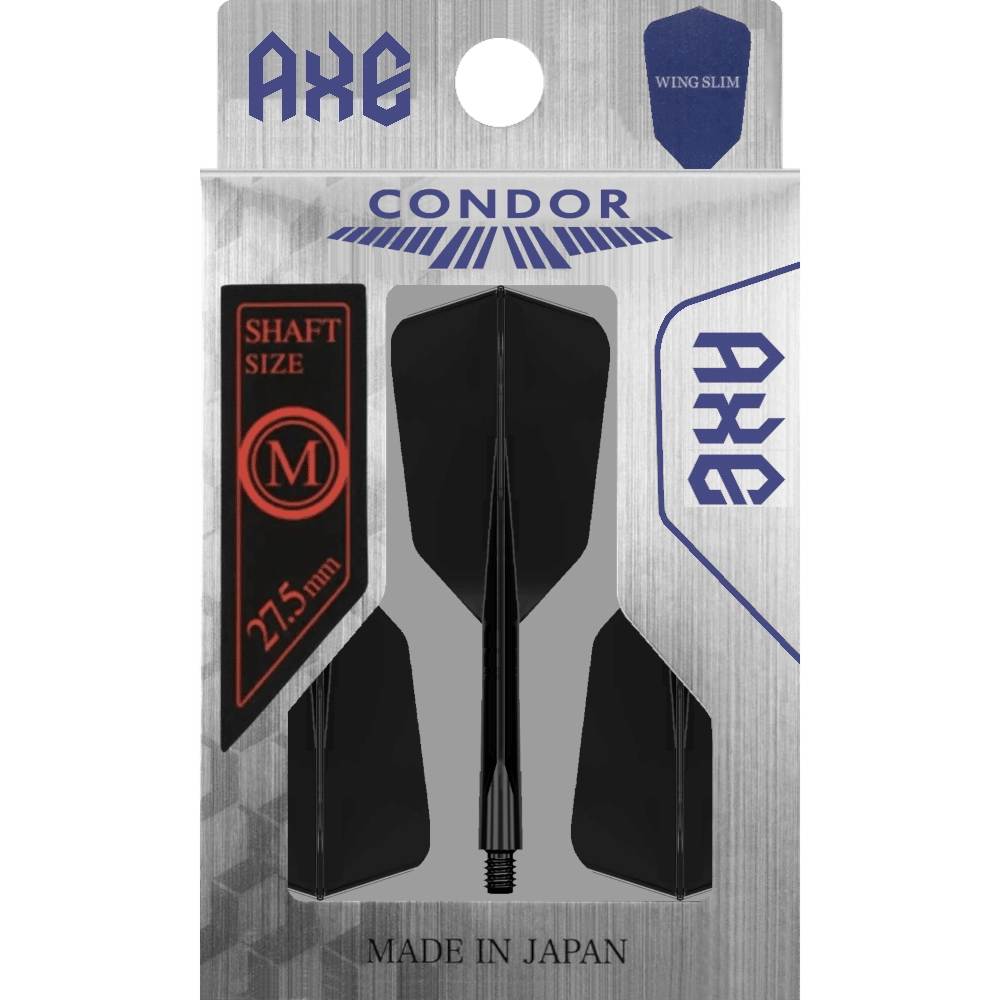 Condor Axe Slim Flight Shaft System Black