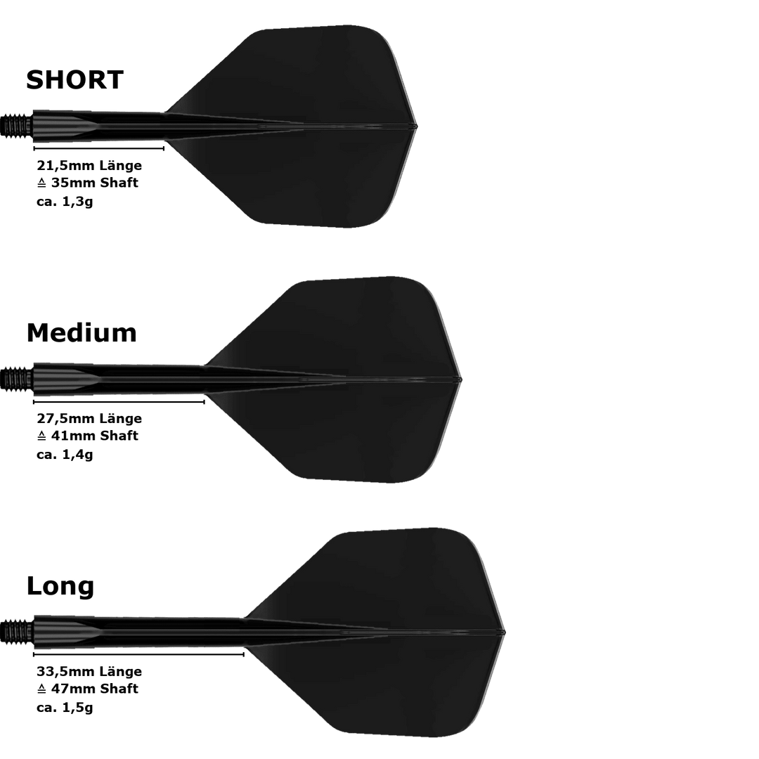 Condor Axe Small Standard Flight Shaft System Schwarz