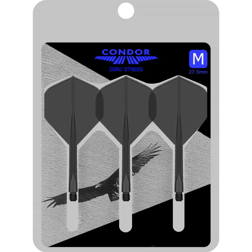 Condor Zero Stress Standard Flight Shaft System Transparent Black