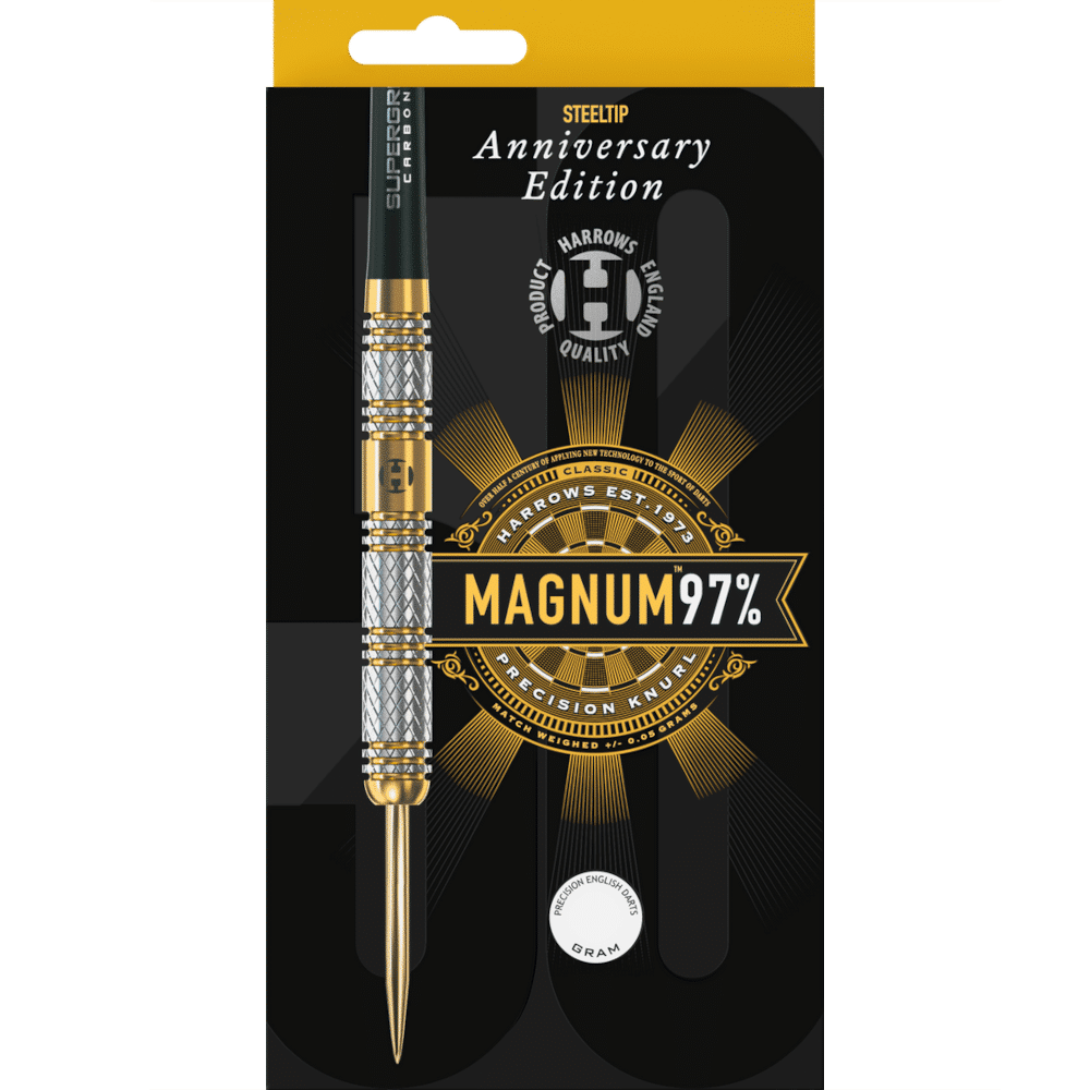 Harrows Anniversary Edition Magnum Steel Tip Darts 97%