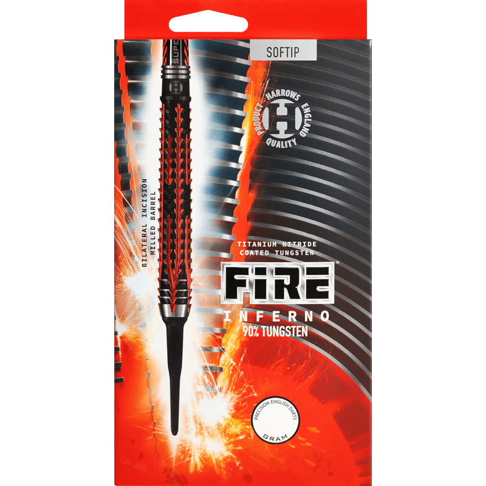 Harrows Fire Inferno Softdart 90%