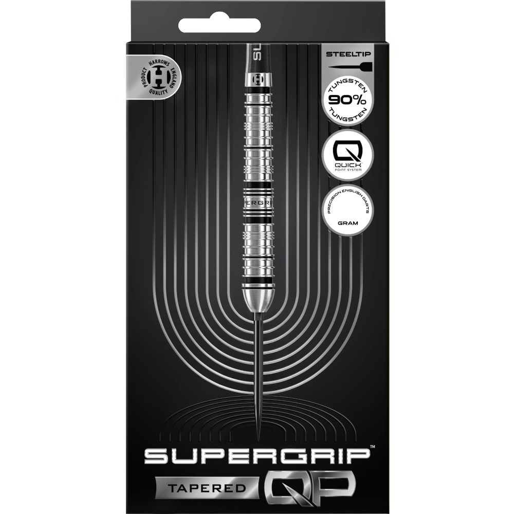 Harrows Supergrip Tapered Quick Point Steeldart 90%