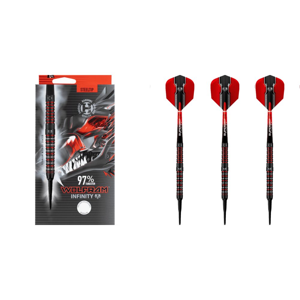 Harrows Wolfram Infinity Softdart 97%