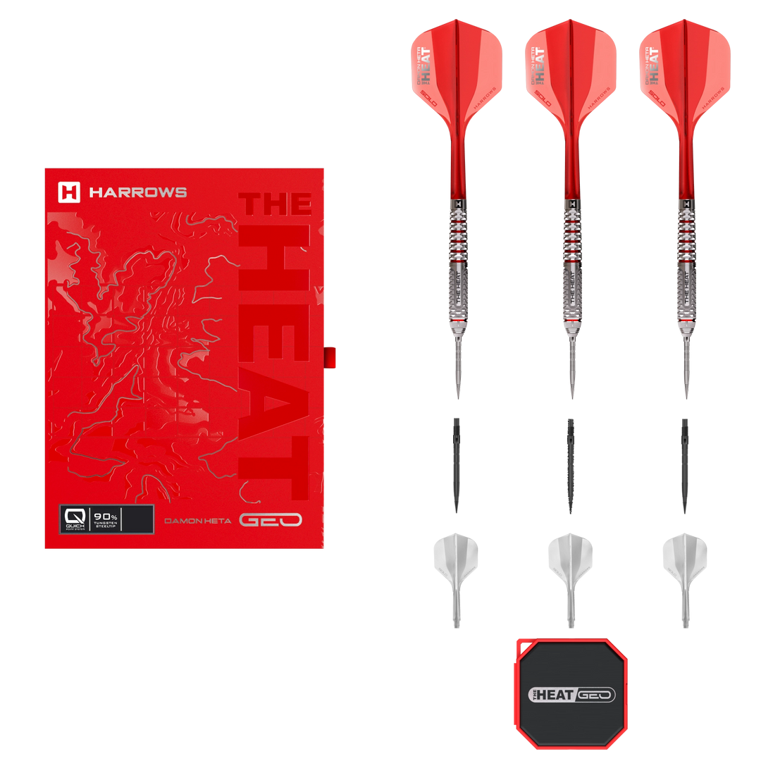 Harrows Damon Heta Geo Quick Point Steeldart 90%