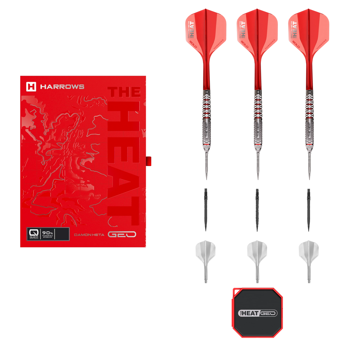 Harrows Damon Heta Geo Quick Point Steeldart 90%