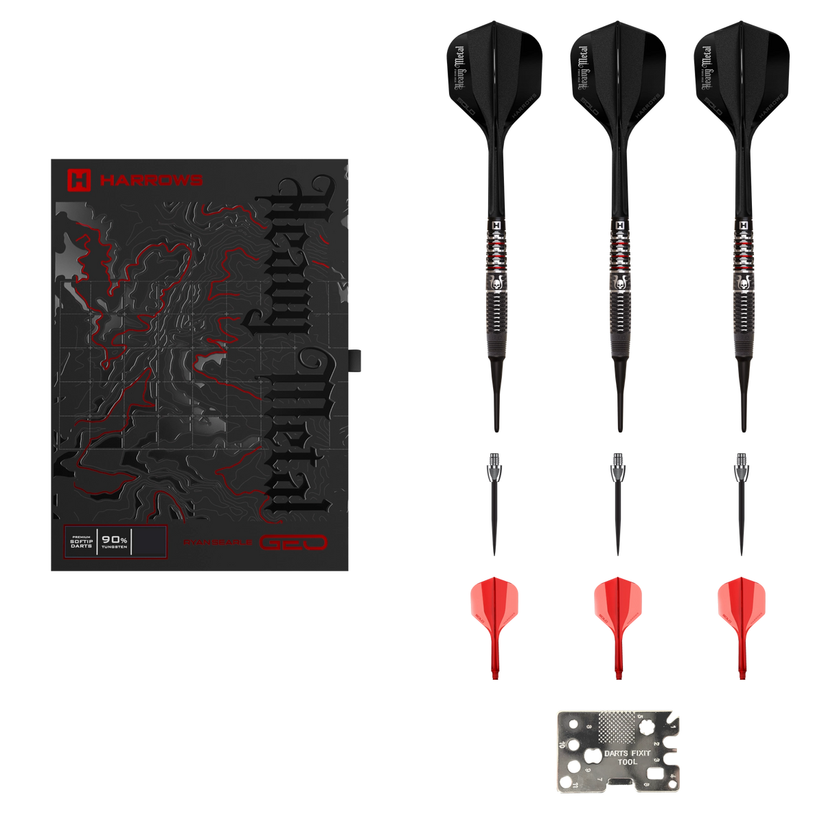 Harrows Ryan Searle Geo Softdart 90%