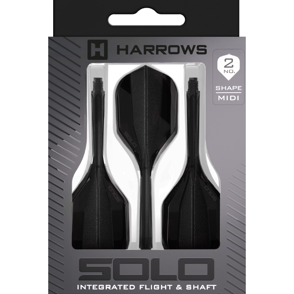 Harrows Solo Standard No.2 Flight Shaft System Schwarz