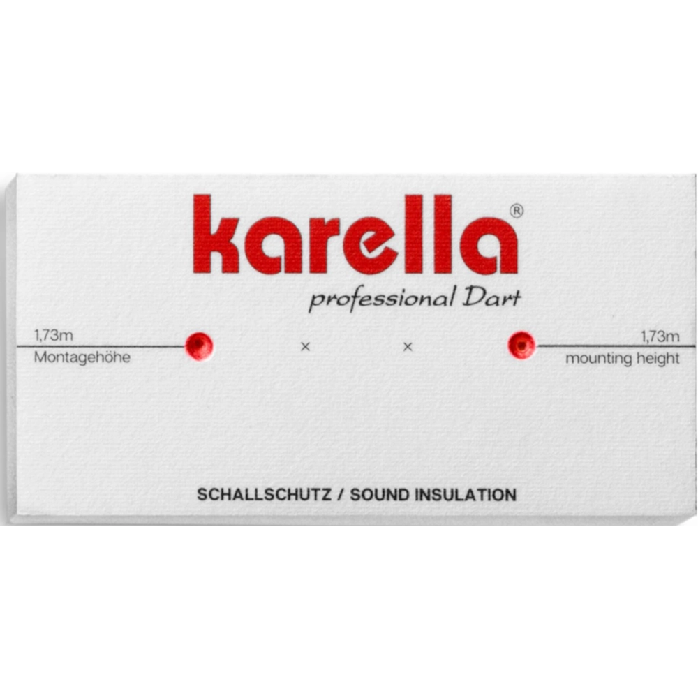 Karella Soundproofing for Steel Dartboards with Integrated Surround