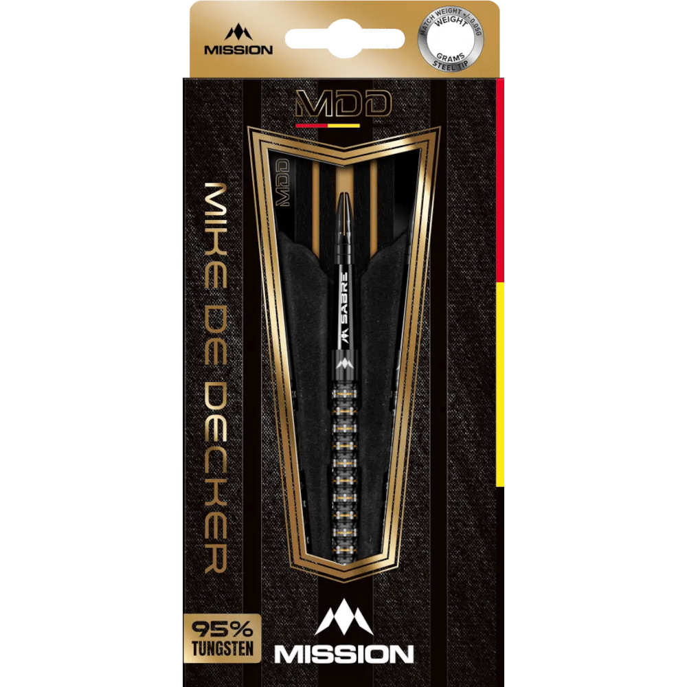 Mission Mike De Decker Black & Gold PVD Softdart 95%
