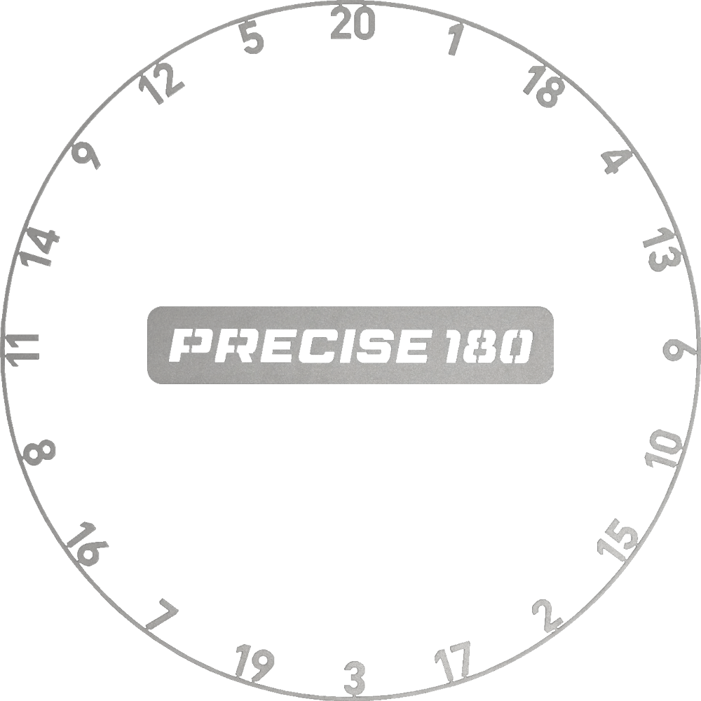 Precise 180 Number Ring