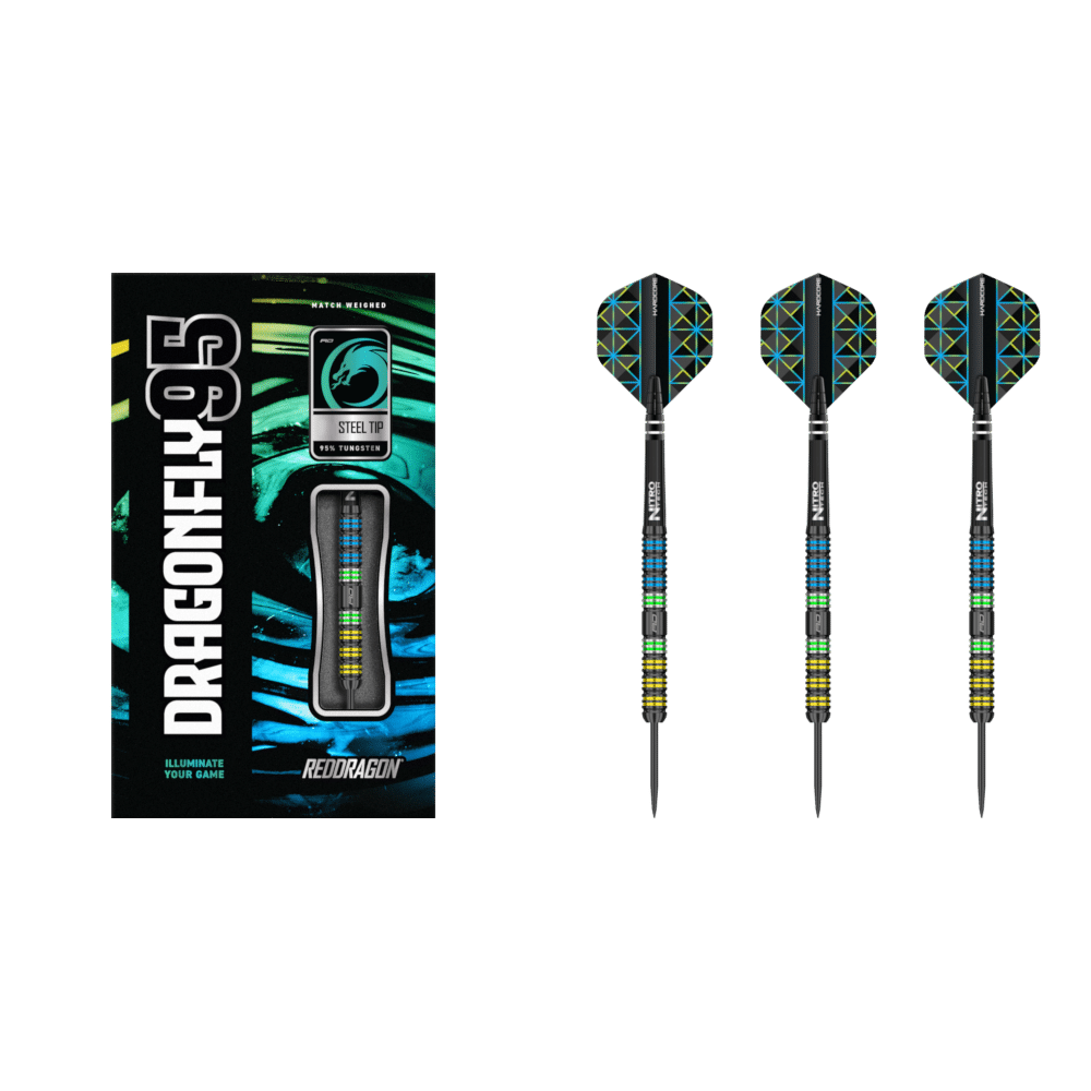 Red Dragon Dragonfly95 Steel Darts 90%