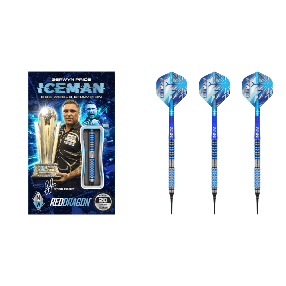 Red Dragon Gerwyn Price Glacier Softdart 90%