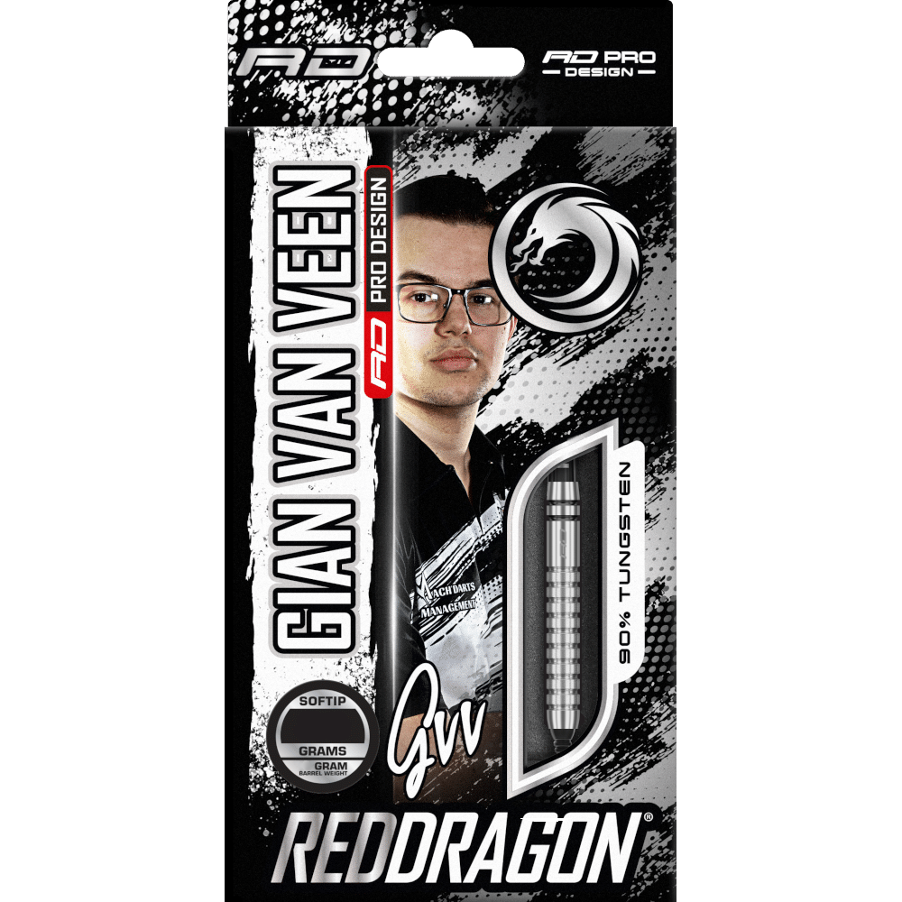Red Dragon Gian van Veen Diamond Softdart 90%