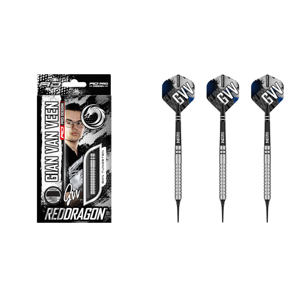 Red Dragon Gian van Veen Diamond Softdart 90%