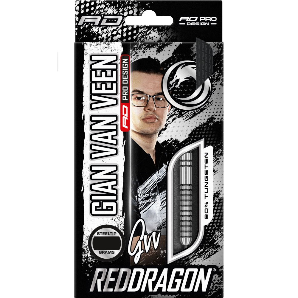 Red Dragon Gian Van Veen Steeldart 90%
